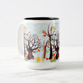 Tasse 2 Couleurs Le pays des merveilles de l'automne (Devant gauche)