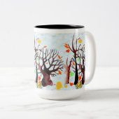 Tasse 2 Couleurs Le pays des merveilles de l'automne (Devant droit)