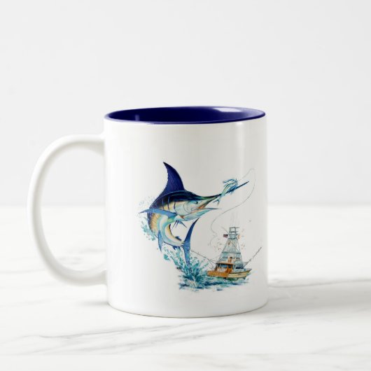 Tasse 2 Couleurs Le pélerin prend l'amorce (Gauche)