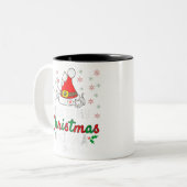 Tasse 2 Couleurs Le Père Noël (Devant gauche)