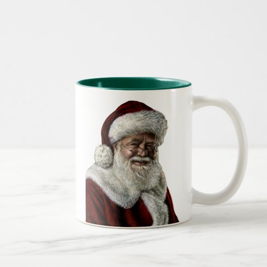 Tasse 2 Couleurs Le père noël (Droit)