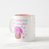 Tasse 2 Couleurs Le petit gâteau du papa (Devant gauche)