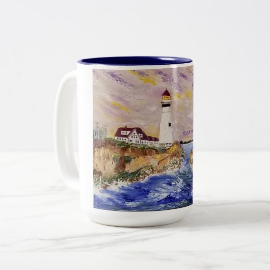 Tasse 2 Couleurs Le phare (Devant gauche)