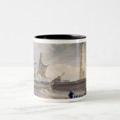 Tasse 2 Couleurs Le phare au cap Chersonese, plat de ' (Centre)