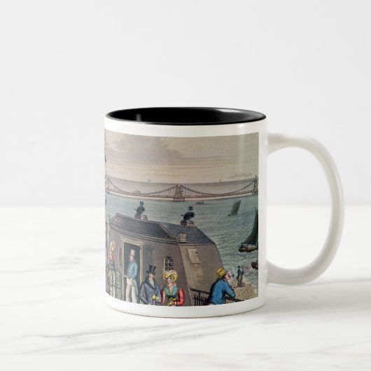 Tasse 2 Couleurs Le pilier à chaînes sur l'avant à Brighton (Droit)