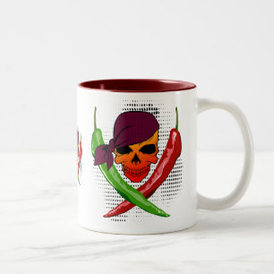 Tasse 2 Couleurs Le pirate $18,95 de piment deux a modifié la