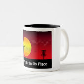 Tasse 2 Couleurs Le Plastique À La Place (Devant droit)