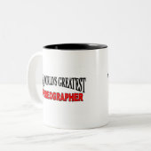 Tasse 2 Couleurs Le plus grand chorégraphe du monde (Devant gauche)