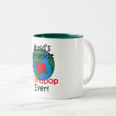 Tasse 2 Couleurs Le plus grand coeur de Grandpop du monde (Devant droit)