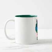 Tasse 2 Couleurs Le plus grand coeur de Nana du monde (Gauche)