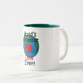 Tasse 2 Couleurs Le plus grand coeur d'Opa du monde (Devant droit)