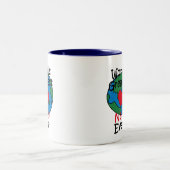 Tasse 2 Couleurs Le plus grand coeur nani du monde (Centre)