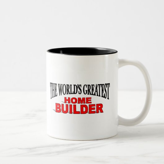 Tasse 2 Couleurs Le plus grand constructeur de maisons du monde (Droit)