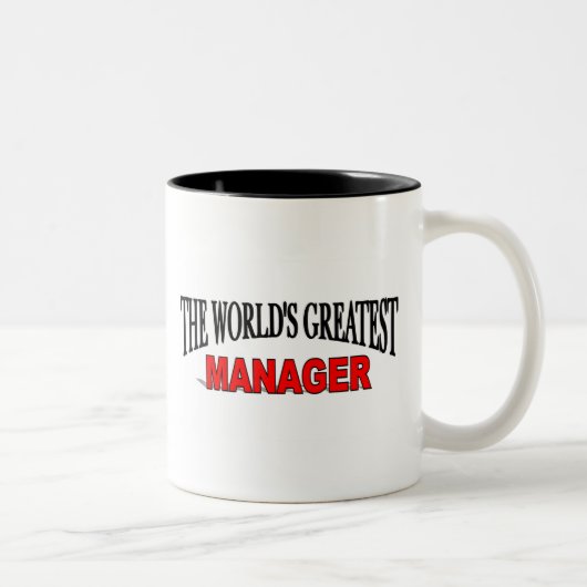 Tasse 2 Couleurs Le plus grand directeur du monde (Droit)
