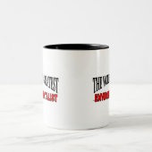 Tasse 2 Couleurs Le plus grand écologiste du monde (Centre)