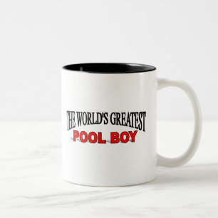 Tasse 2 Couleurs Le plus grand garçon de la piscine du monde