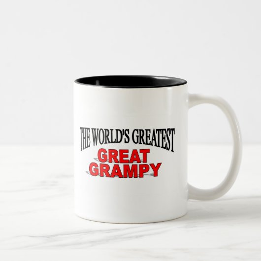 Tasse 2 Couleurs Le plus grand grand Grampy du monde (Droit)