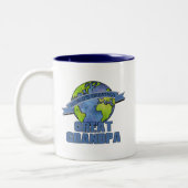 Tasse 2 Couleurs Le plus grand grand grand-papa du monde (Gauche)