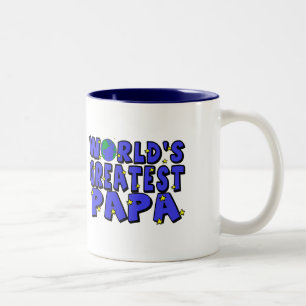 Tasse 2 Couleurs Le plus grand papa du monde