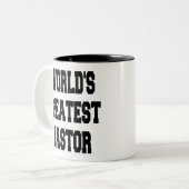 Tasse 2 Couleurs Le plus grand pasteur du monde (Devant gauche)