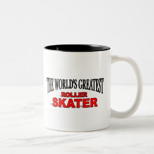 Tasse 2 Couleurs Le plus grand patineur du rouleau du monde
