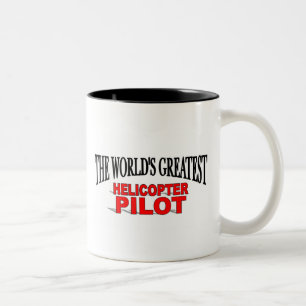 Tasse 2 Couleurs Le plus grand pilote de l'hélicoptère du monde