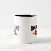 Tasse 2 Couleurs Le plus grand professeur de maths du monde (Centre)