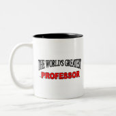 Tasse 2 Couleurs Le plus grand professeur du monde (Gauche)
