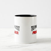 Tasse 2 Couleurs Le plus grand professeur du monde (Centre)