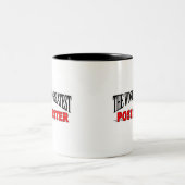 Tasse 2 Couleurs Le plus grand receveur des postes du monde (Centre)