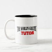 Tasse 2 Couleurs Le plus grand tuteur du monde (Gauche)