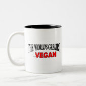 Tasse 2 Couleurs Le plus grand végétalien du monde (Gauche)