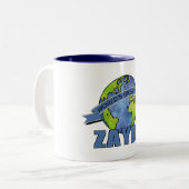 Tasse 2 Couleurs Le plus grand Zayde du monde (Devant gauche)