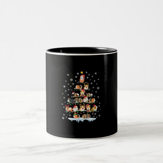 Tasse 2 Couleurs Le poison de Hamster Lover Christmas (Centre)