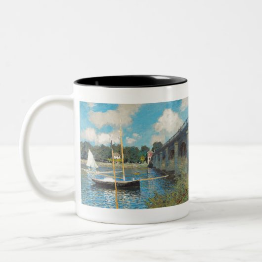 Tasse 2 Couleurs Le pont d'Argenteuil par Claude Monet (Gauche)