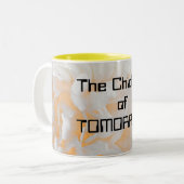 Tasse 2 Couleurs Le poulet du DEMAIN (Devant gauche)
