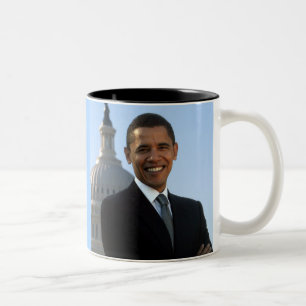 Tasse 2 Couleurs Le Président Barack Obama