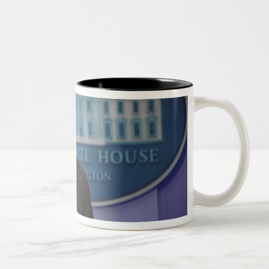 Tasse 2 Couleurs Le Président Barack Obama fait un faire-part (Droit)