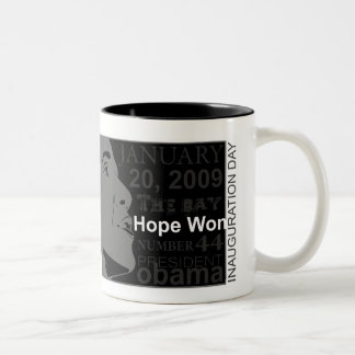 Tasse 2 Couleurs Le Président Obama - jour d'inauguration