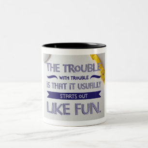 Tasse 2 Couleurs Le Problème Avec Les Problèmes