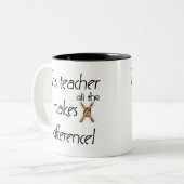 Tasse 2 Couleurs Le professeur fait une différence (Devant gauche)