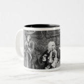 Tasse 2 Couleurs Le progrès d'une prostituée, plat II, querelles (Devant gauche)