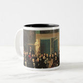 Tasse 2 Couleurs Le rassemblement des poètes, 1846 (Devant gauche)