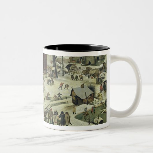 Tasse 2 Couleurs Le recensement à Bethlehem 2 (Droit)
