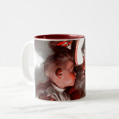 Tasse 2 Couleurs Le recouvrement de Père Noël (Devant gauche)