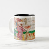 Tasse 2 Couleurs Le repas, de 'De Universo' (Devant gauche)