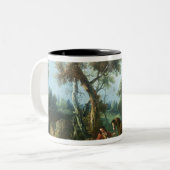 Tasse 2 Couleurs Le repos du chasseur, XVIIIème siècle (Devant gauche)