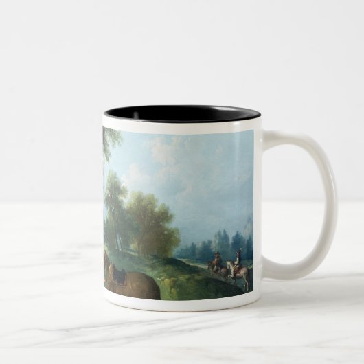 Tasse 2 Couleurs Le repos du chasseur, XVIIIème siècle (Droit)