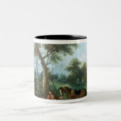Tasse 2 Couleurs Le repos du chasseur, XVIIIème siècle (Centre)