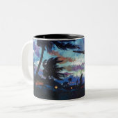 Tasse 2 Couleurs Le retour du guerrier (Devant gauche)